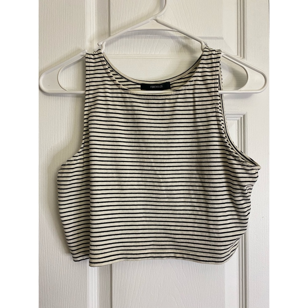 Striped crop top
